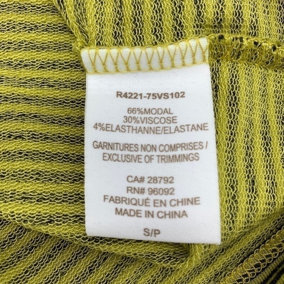 Eaze by Renuar Pistachio w/ Black Stripes Dress - Picture 6 of 7